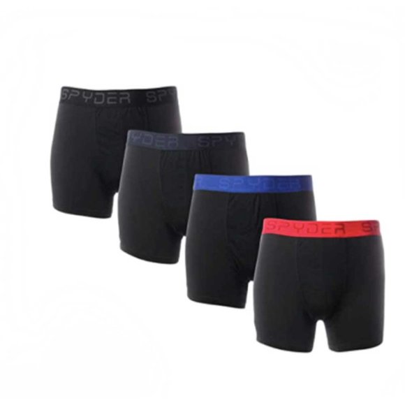 NEW 4-Pack Spyder Men's Boxer Briefs - FINAL PRICE - Picture 2 of 2